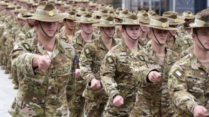 Ilustrasi tentara australia.
