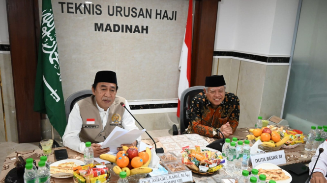 Ketua Komisi VIII DPR Ashabul Kahfi, bertemu Dubes Indonesia untuk Arab Saudi