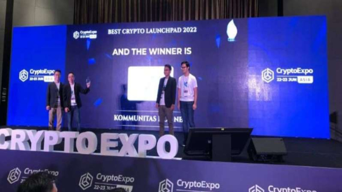 Kommunitas.net saat Crypto Expo beberapa waktu lalu.