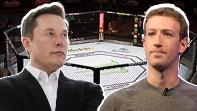 Elon Musk tantang Mark Zuckerberg bertarung.