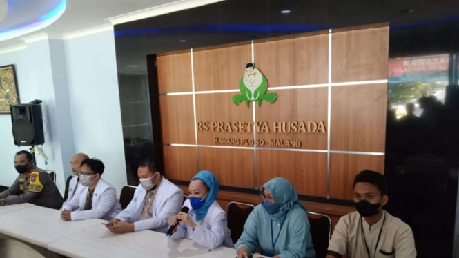 Konferensi pers RS Prasetya Husada Malang, Jawa Timur