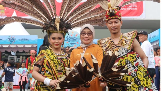 Kaltim Exhibition 2023 Ditutup Dengan Belogo dan Begasing