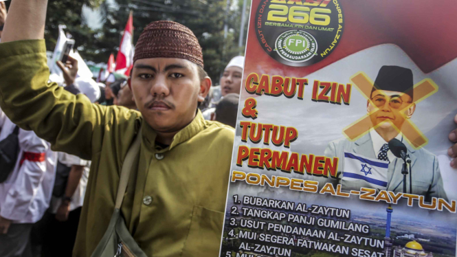 Aksi Massa Demo Ponpes Al Zaytun Bergerak Dari Islamic Center Indramayu