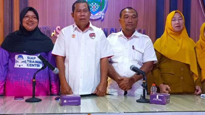 FHI Sumatera Utara saat menggelar jumpa pers persiapan hadapi PON 2024