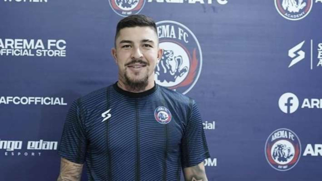 Pemain Arema FC Charles Raphael