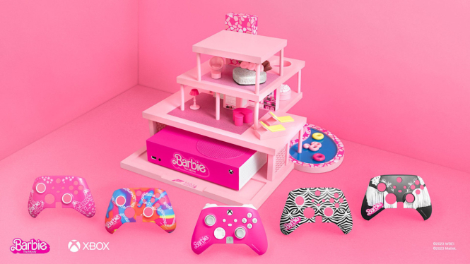 Xbox Series S edisi Barbie.