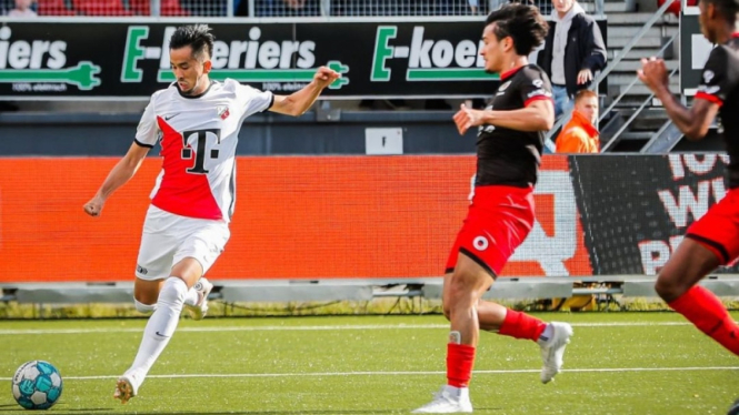 Naoki Maeda saat main untuk FC Utrecht
