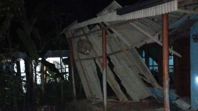 Bangunan Rumah Rusak Imbas Gempa Bantul DIY