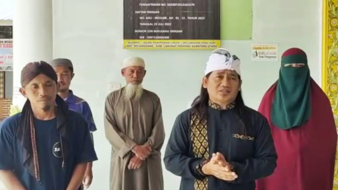 Pimpinan Padepokan Sendang Sejagat Sunaryo (Mas Karyo) pembuat video Ponpes Al Kafiyah