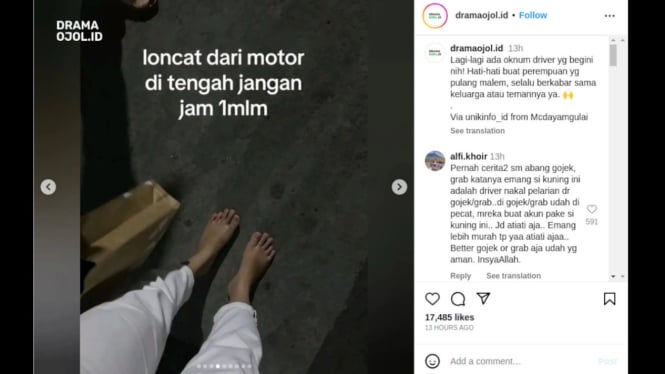 VIVA Otomotif: Oknum ojol coba culik penumpang di Depok.