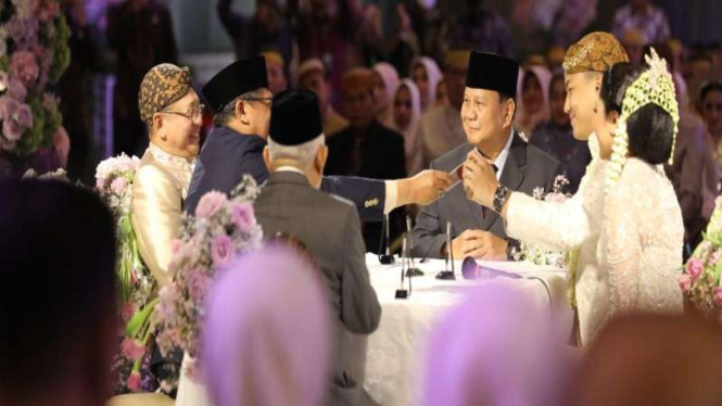 Pernikahan putri Ketua MPR RI Bambang Soesatyo.