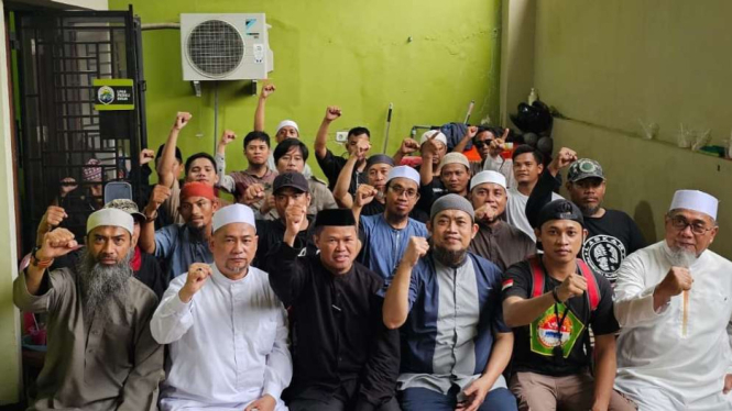 Puluhan Aktivis dan Gabunga Ormas Islam di Sulawesi Selatan