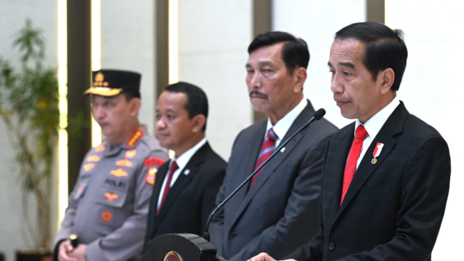 Presiden Jokowi di Halim Perdana Kusuma jelang keberangkatan ke Australia