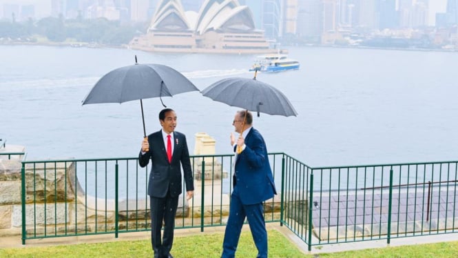 PM Australia Anthony Albanese ajak Presiden Jokowi berkeliling Admiralty House