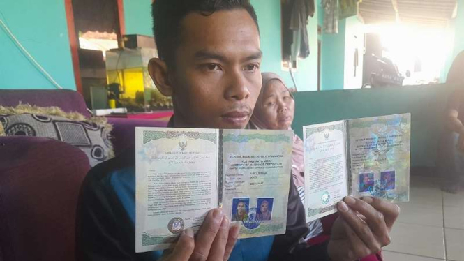 Fahmi melaporkan istrinya hilang ke Polsek Rancabungur, Polres Bogor