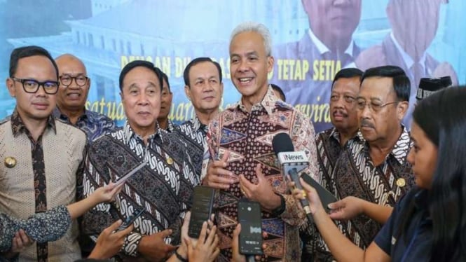 Ganjar Pranowo hadiri syukuran HUT PP Polri ke-24