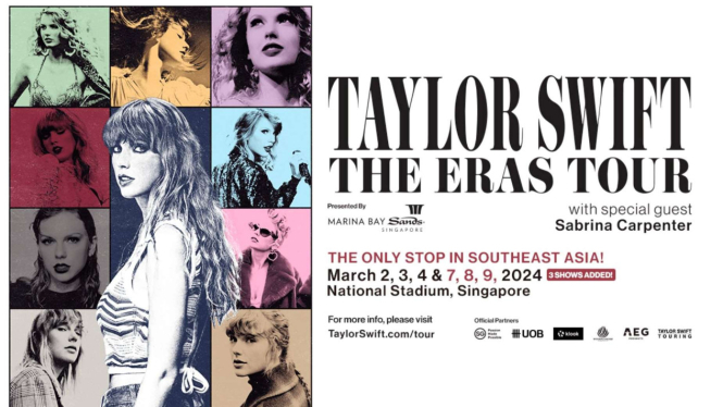 Taylor Swift Singapura