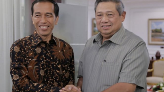 Jokowi e SBY (fotos VIVA)