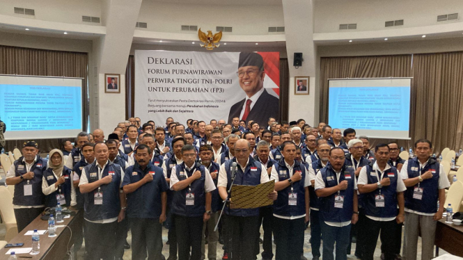 Purnawirawan perwira tinggi TNI-Polri dukung capres Anies Baswedan