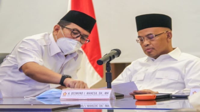 Andra Soni menggantikan almarhum Desmond J Mahesa sebagai Ketua Gerindra Banten
