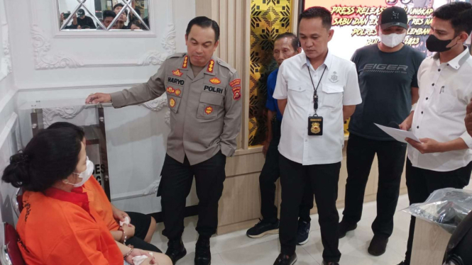 Ibu dan Anak jadi Pengedar Narkotika Sabu-sabu di Palembang Sumsel