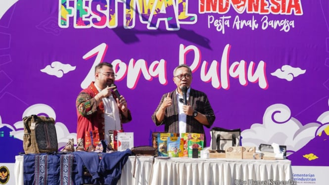 Menteri Perdagangan RI Zulkifli Hasan di Festival Indonesia
