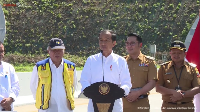 Presiden Jokowi resmikan Tol Cisumdawu