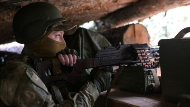 VIVA Militer: Tentara Chechnya di wilayah Bakhmut Republik Rakyat Donetsk (DPR)