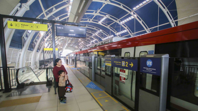 Pengelola Pintu Lrt Jabodebek Disesuaikan Tinggi Rata Rata Orang