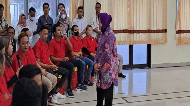 Mensos Tri Rismaharini di Yogyakarta