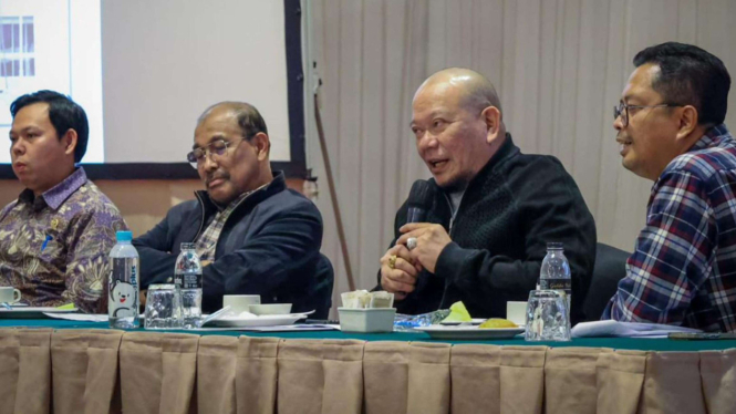 Ketua DPD RI LaNyalla dan Wakil Ketua DPD Nono Sampono
