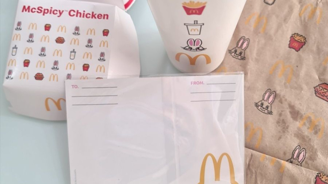 Viral netizen Jual Paper Bag bekas McDonald  x New Jeans