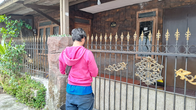 Rumah mantan atlet bulutangkis, Yulies Yatimah di Malang