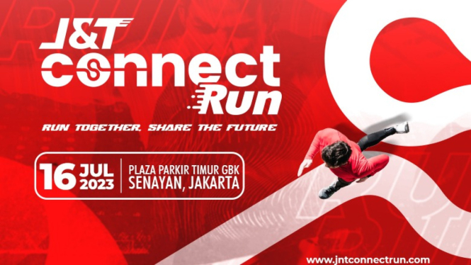 J&T Express Sinergikan 2.500 Pelari Dalam Wadah Penghubung di J&T Connect Run