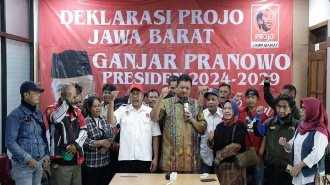 Projo Jawa Barat dukung Ganjar Pranowo