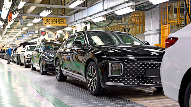 VIVA Otomotif: Pabrik mobil Hyundai di Korea Selatan