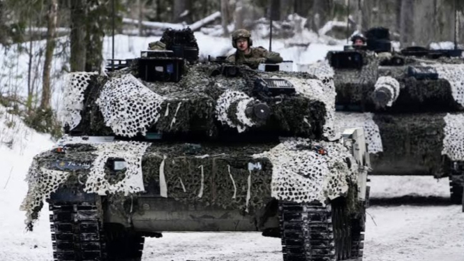 VIVA Militer: Tank Tempur Utama (MBT) Leopard 2 buatan Jerman