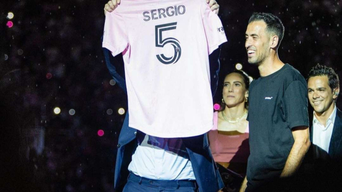 Sergio Busquets diperkenalkan sebagai pemain Inter Miami