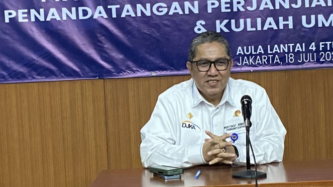 Direktur Jenderal Perkeretaapian Kementerian Perhubungan Risal Vasal M.