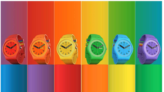 Jam tangan Swatch LGBTQ di Malaysia