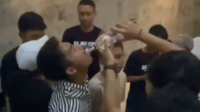 Viral sekelompok remaja Geng Bajing Kids di Denpasar, Bali, tenggak miras