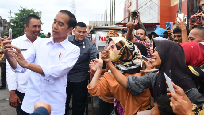Presiden Joko Widodo di Bengkulu
