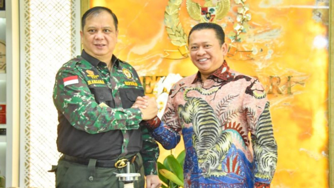 Penngurus HIPAKAD temui Ketua MPR Bambang Soesatyo alias Bamsoet.
