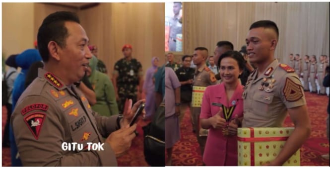 Kapolri Jenderal Listyo Sigit Prabowo dan Istri