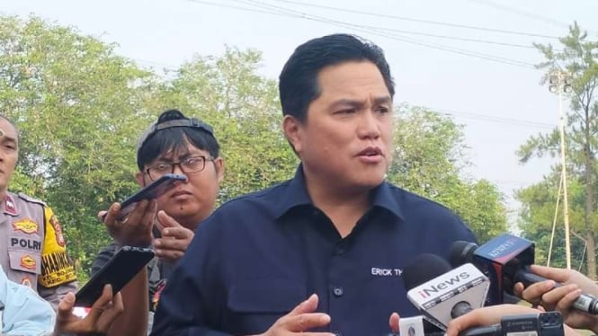 Menteri BUMN sekaligus Ketua Umum PSSI Erick Thohir