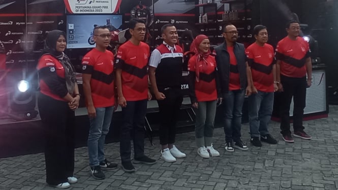 Konferensi pers Pertamina jadi sponsor MotoGP Indonesia 2023