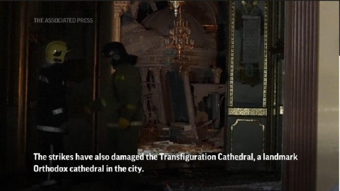 Gereja Katedral di Odesa Hancur Diserang Rusia