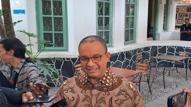 Bakal Capres Prabowo Subianto dan Anies Baswedan di Yogyakarta