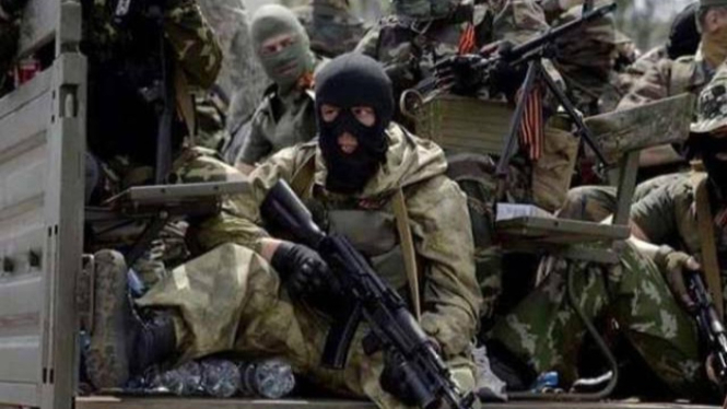 VIVA Militer: Prajurit satuan elite Spetsnaz dari Batalyon Vostok militer Rusia