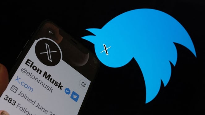 Logo X Twitter.